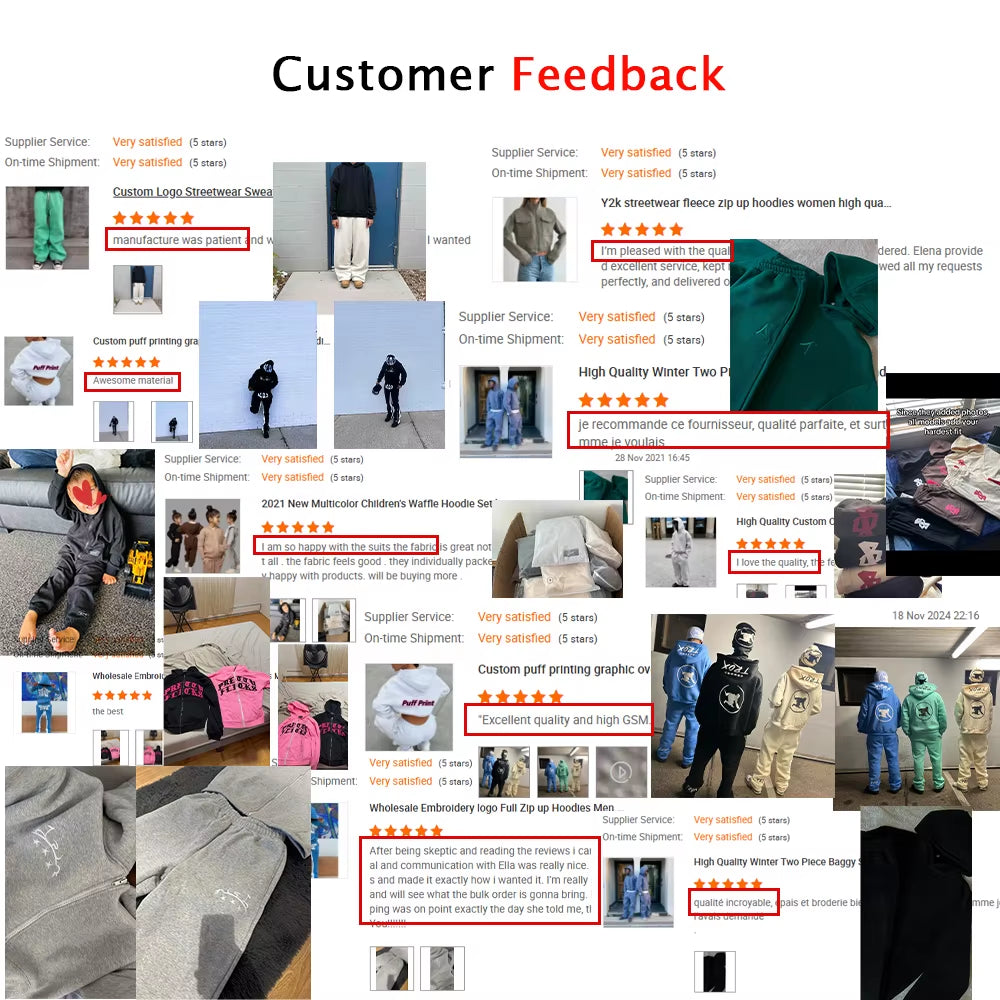 2025 Manufacturers for Custom Clothes Flared Sweatpants and Hoodie Set Men High Quality Puff Printing Hoodies Men Y2K Sweatsuit