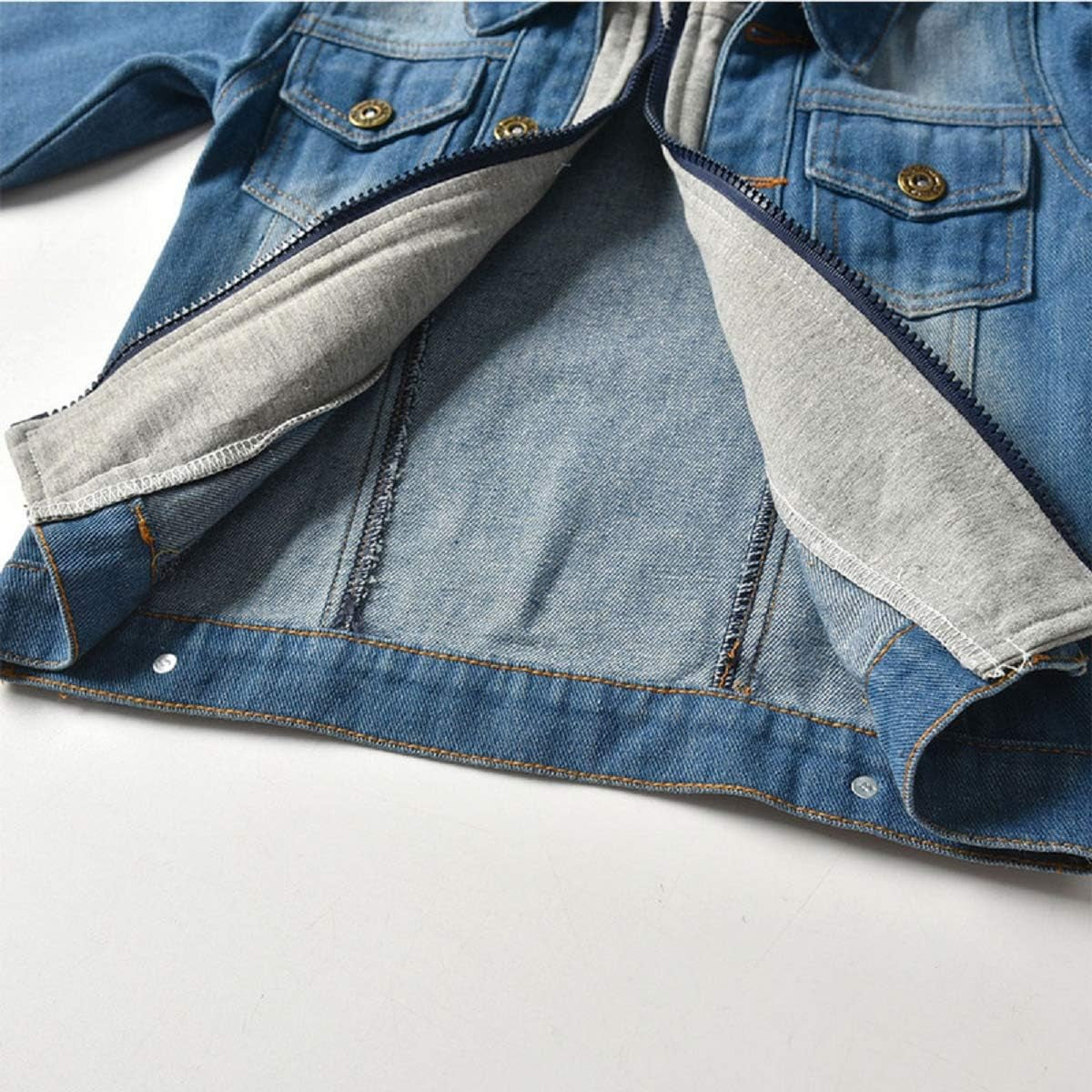 Trendy Denim Jacket for Baby Boys & Girls - Stylish Button-Down Jeans Coat for Toddlers