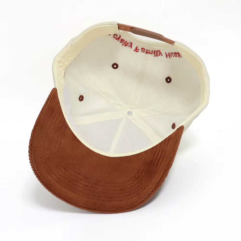 Most Popular in 2025 a Frame Winter Cap Hat Snapback , Men'S Corduroy Cap Hat Factory Price Wholesale Two Tone Baseball Caps